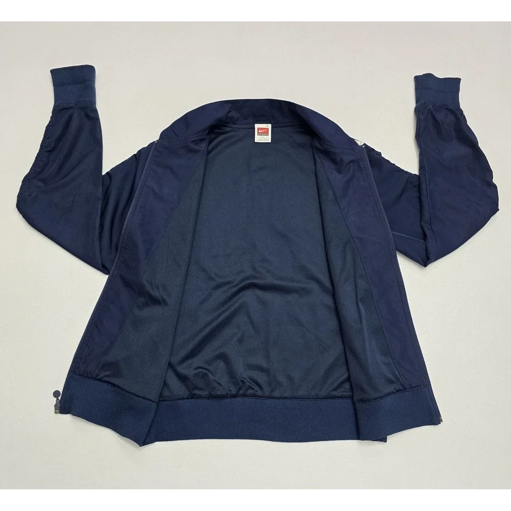 Nike Penn State PSU Nittany Lions Youth Large Track Jacket Navy Blue Full Zip